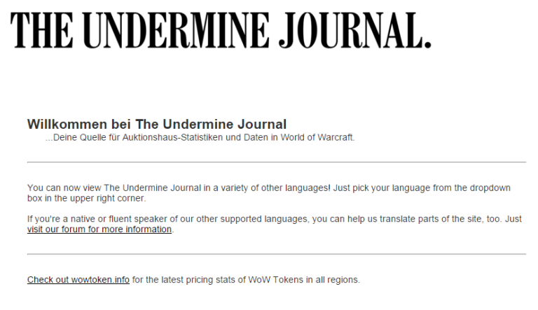 the undermine journal