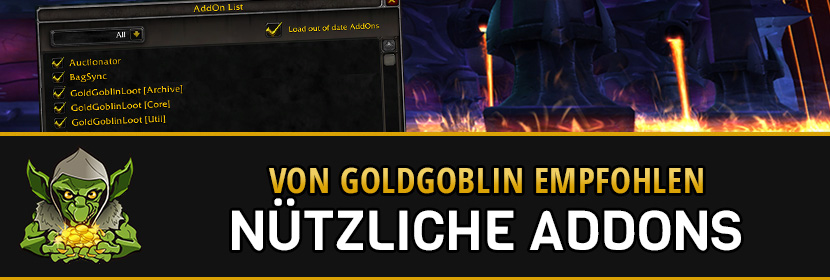 Wold of Warcraft Gold Guide AddOns