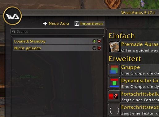 Weakaura Import