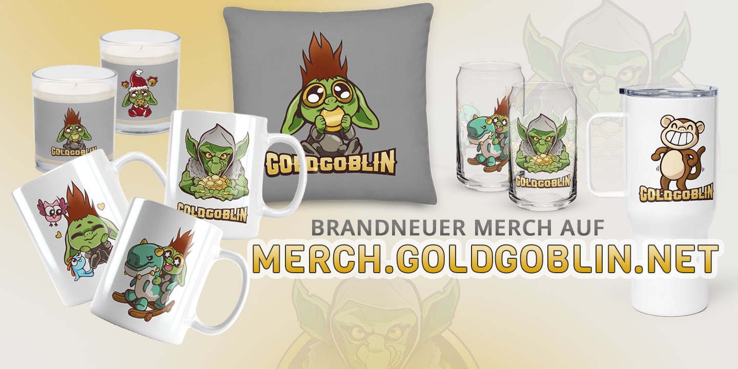 Goldgoblin Merch Shop Website 1