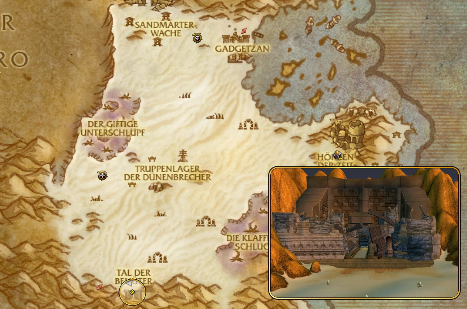 Ruinen von Uldum Map