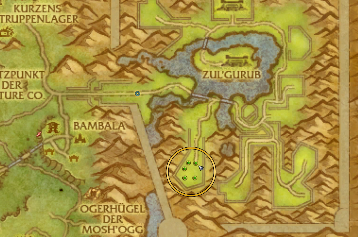 Saeule 6 Zul Gurub Altar Map